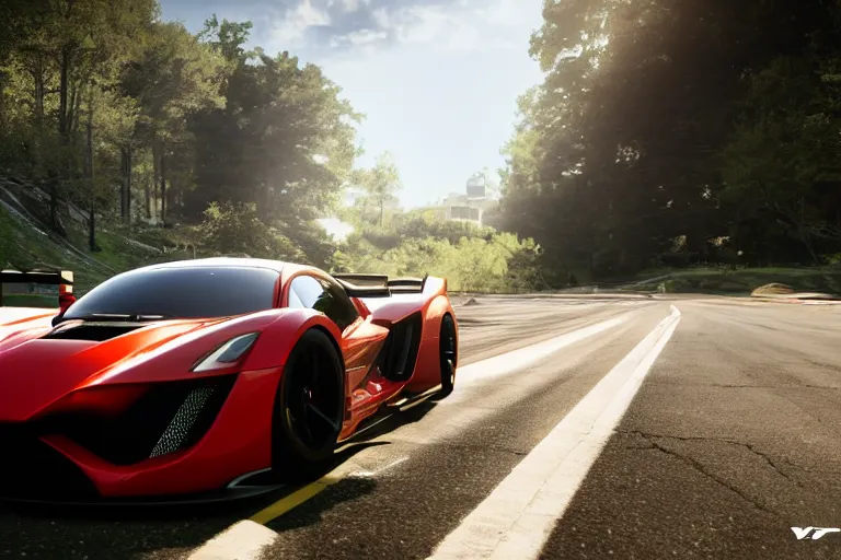 Image similar to photo wallpaper sport car gran turismo 7 forza horizon need for speed fast and furious 5 unreal engine supercar hypercar game concept car octane render, 4 khd 2 0 2 2 3 d cgi rtx style chrome reflexion global illumination ray tracing hdr arstation pixar and disney unreal