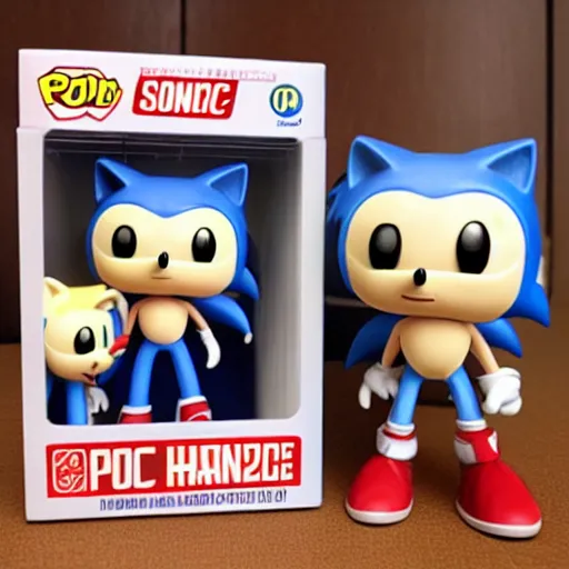 sonic the hedgehog funko pop, Stable Diffusion