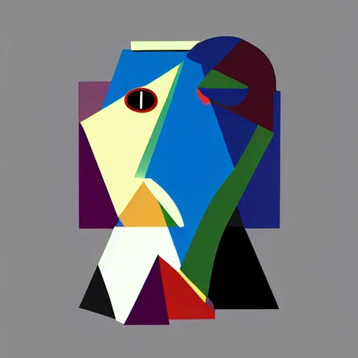 Image similar to Cubism rap album cover for Kanye West DONDA 2 designed by Virgil Abloh, HD, artstation