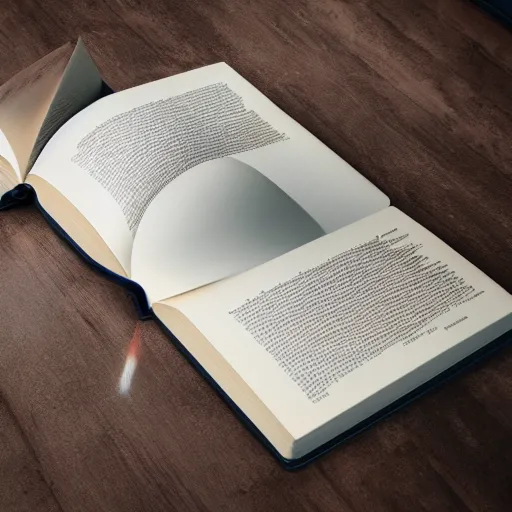 Image similar to sentient book with legs, 4k realistic photo