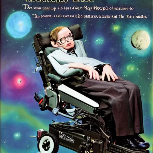 Prompt: the dreams of Stephen Hawking, surreal, interpretive, abstract,