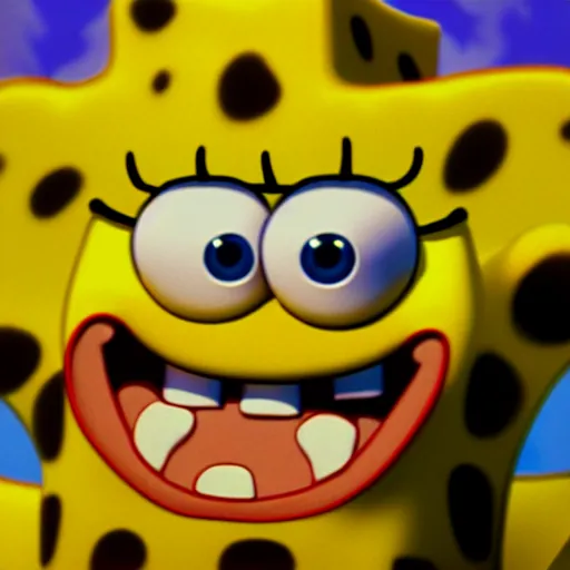 Image similar to perfectly - centered close - up face - portrait of evil spongebob, intricate, elegant, super highly detailed, professional digital painting, artstation, concept art, smooth, sharp focus, no blur, no dof, extreme illustration, unreal engine 5, 8 k, by anne stokes