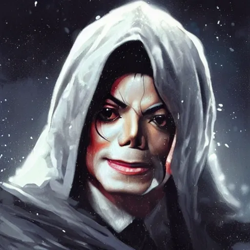 Prompt: michael jackson as emperor palpatine, ultra realistic face and body dimensions, by greg rutkowski, pinterest