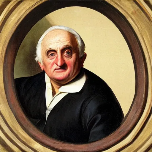 Prompt: Bertie Ahern painted by Caravaggio