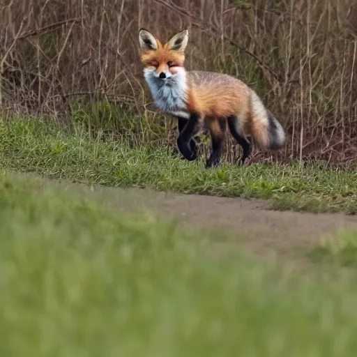 Image similar to fox on the run