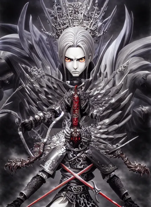 Prompt: complex 3 d render hyper realistic full length illustration of a powerful necromancer, d & d, medieval fantasy, epic scene, art by takeshi obata + billelis + hirohiko araki