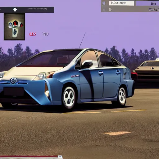 Image similar to toyota prius, in h 1 z 1, screenshot