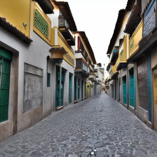 Prompt: Una calle en el conurbano bonaerense