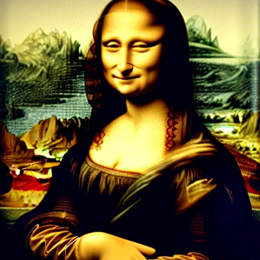 Image similar to the Mona Lisa goes on strike for abortion rights