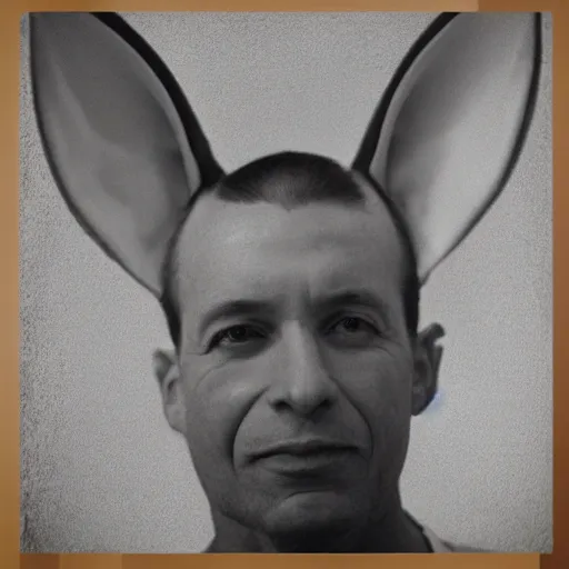 Image similar to a realistc photo of a man with big ears