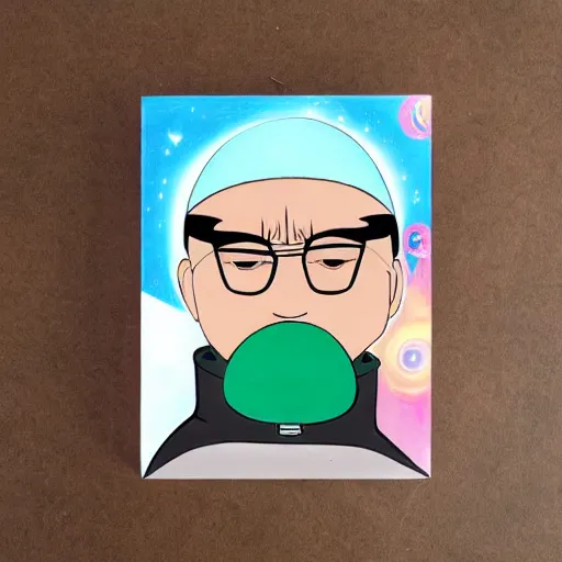 Prompt: jedi benito martinez aka bad bunny by studio ghibli