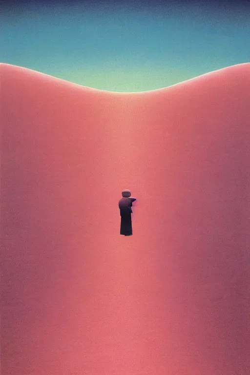 Prompt: pink floyd, by kawase hasui, moebius, edward hopper and james gilleard, zdzislaw beksinski, steven outram colorful flat surreal design, hd, 8 k, artstation