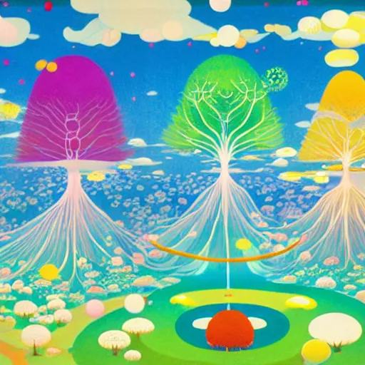 Image similar to Yggdrasil by Chiho Aoshima