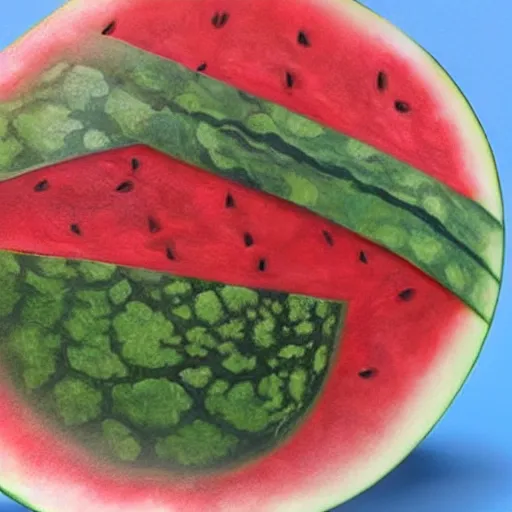 Image similar to hello stable diffusion my name is tom and i'd like you to paint me a watermelon if tou don't mind. thanks in advance!