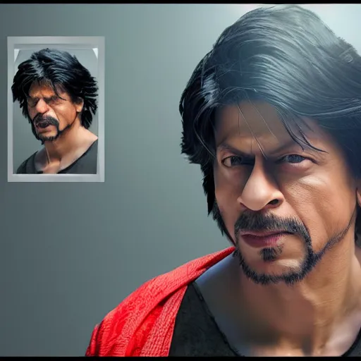 Prompt: shahrukh khan, 8k, cinematic lighting