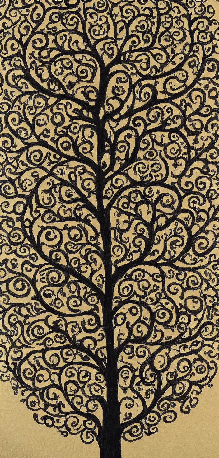 Prompt: detailed painting of the tree of life, tree full of life, realism, idealised, values as flat shapes, elegant and refined, epic tree, representative realism