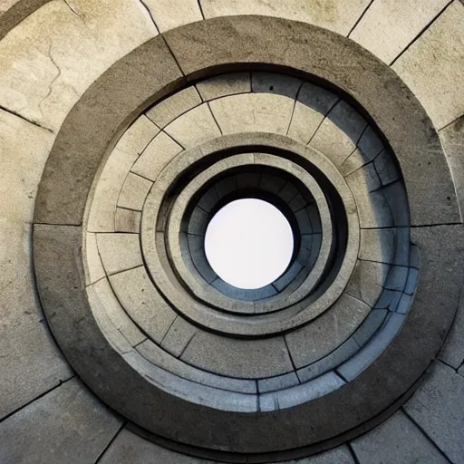 Image similar to stargate made of stone that form a circle, cinematic view, epic sky