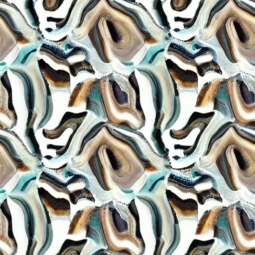 Image similar to banded agate patterns that resemble a tropical beach