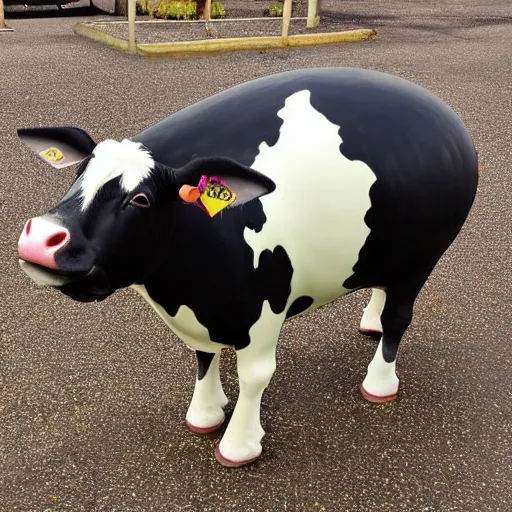 Prompt: Imagine a spherical cow