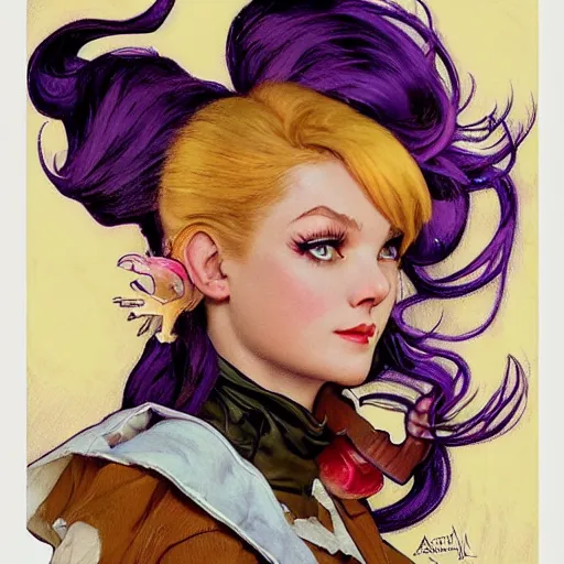 Image similar to portrait of a menacing beautiful Applejack, short muzzle, top half of body, My Little Pony, by Stanley Artgerm Lau , greg rutkowski, thomas kindkade, alphonse mucha, loish, norman rockwell, J. C. Leyendecker. bright purple mane, purple fur, angry complexion, beautiful detailed eyes, black rose frame. D&D, fantasy. Trending on artstation rule of thirds extremely detailed old illustration hd 4k