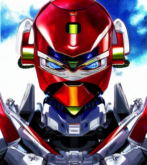 Prompt: anime super robot portrait detailed painting rendering realistic 3d hd key visual official media with frank Miller Alex Ross ito junji giger style trending