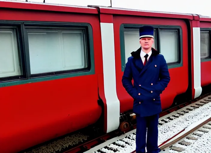 Image similar to train driver of the Russian Railways