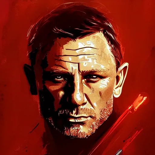 Prompt: portrait of a daniel craig by greg rutkowski, jedi knight, he is 3 5 years old, star wars expanded universe, wearing imperial gear, highly detailed portrait, digital painting, artstation, concept art, smooth, sharp foccus ilustration, artstation hq