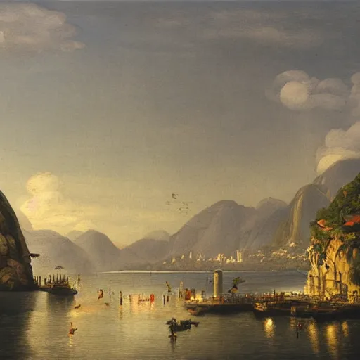 Prompt: rio de janeiro painted by raphael lacoste