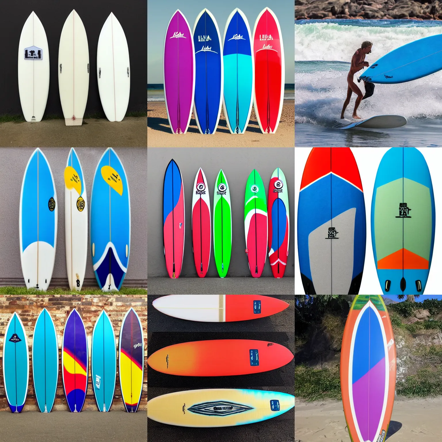 Prompt: ligma surfboards