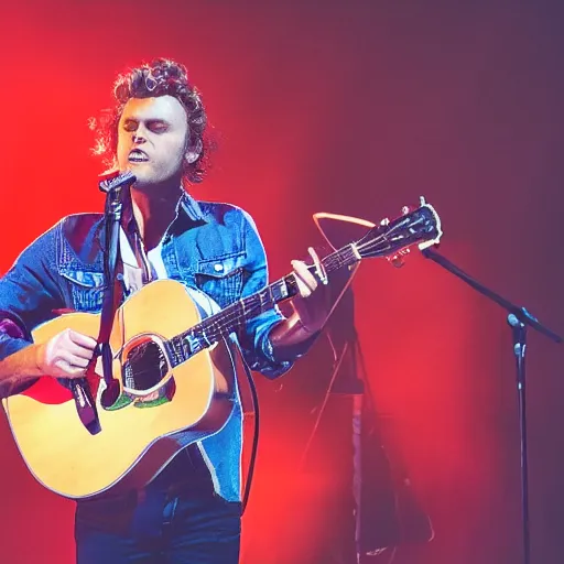 Prompt: mikky ekko as a country western singer