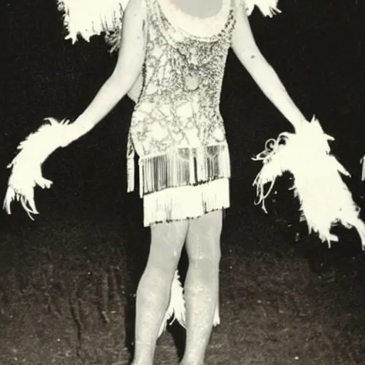 Image similar to Lady Gaga a flapper, 1920's photo