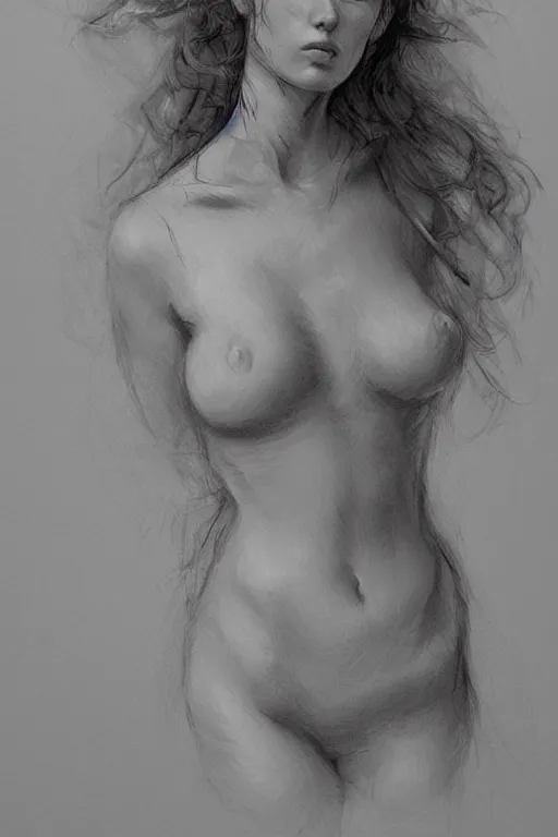 Image similar to beautiful natural coy cottagecore peasant maiden master life drawing, intricate, elegant, highly detailed, digital painting, artstation, concept art, smooth, sharp focus, illustration, art artgerm