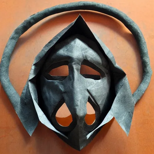 Image similar to handmade cultist mask