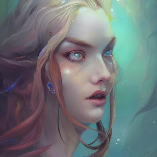 Prompt: a portrait in the style of anna dittmann and donato giancola and peter mohrbacher.