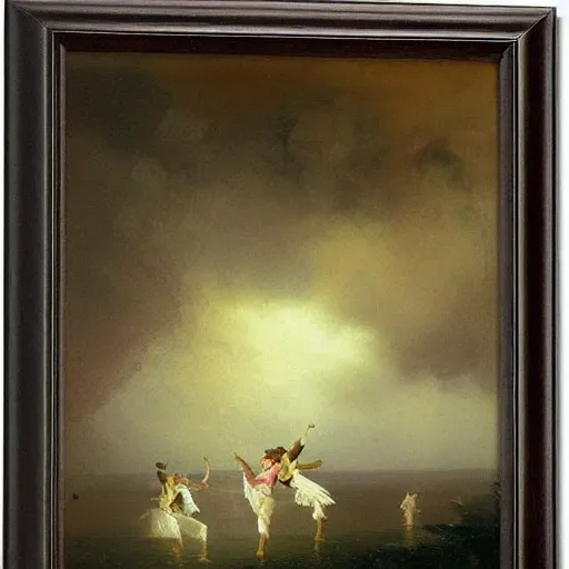 Prompt: dancers by ivan aivazovskya