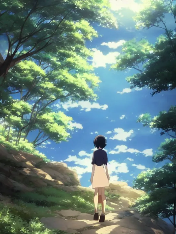 Image similar to makoto shinkai