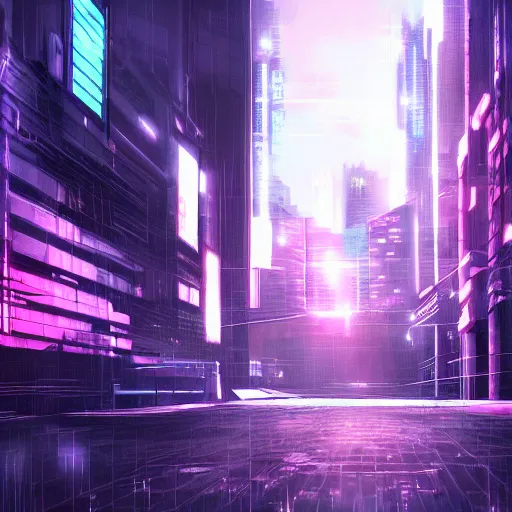 Cyberpunk theme wallpaper