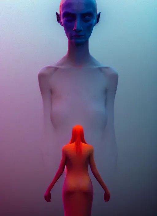 Prompt: A translucency, luminescence women. by Artgem and Zdzislaw Beksinski, by Kaspar David Friedrich, cgsociety and beeple highly detailed, sharp focus, cinematic lighting, illustration, art, octane render, Unreal Engine Lumen, very coherent. cinematic, hyper realism, high detail, octane render, 8k