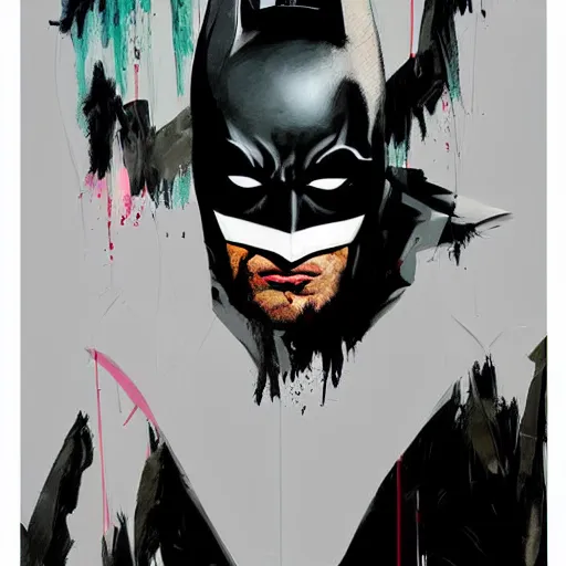 Prompt: Batman painted by Conrad Roset, detailed brushstrokes