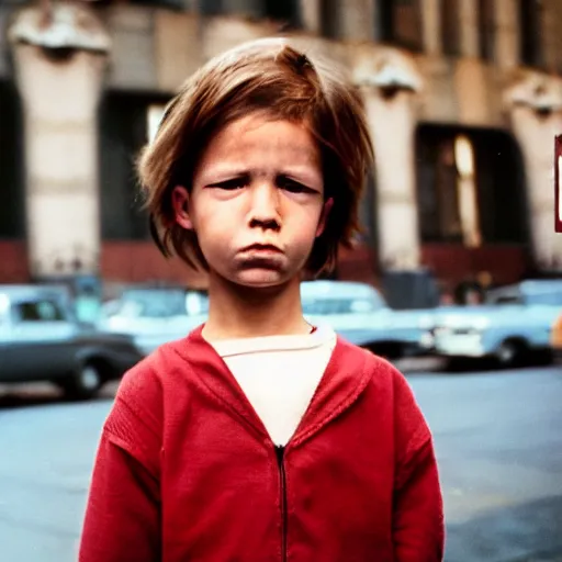 Image similar to street photograph portrait in new york from the 1 9 6 0 s, ultra detailed hyper realistic lifelike, photographed on colour film, photo taken with ektachrome, featured on shutterstock