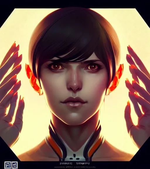 Image similar to symmetry ( naru from prey ) ultra detailed, intricate, dynamic lighting, digital art, anime, digital painting, art station, wlop, sharp focus, illustration, art by artgerm and greg rutkowski and alphonse mucha