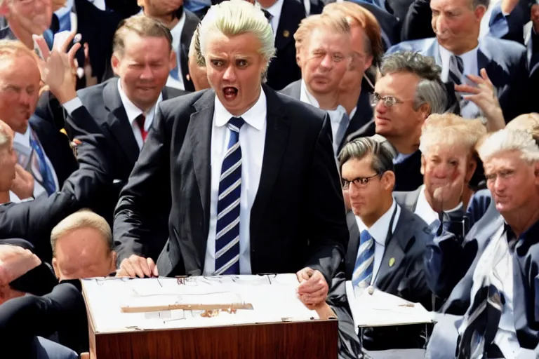 Image similar to geert wilders as president of the united states