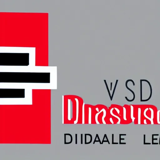 Image similar to a logo for SD with two letters and also reading Stable Diffusion