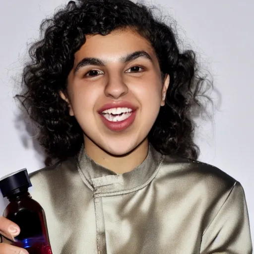 Image similar to alessia cara gargling mouthwash