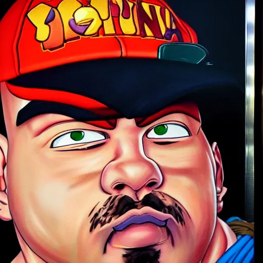 Prompt: ultra realistic portrait painting of big pun, art by akira toriyama, 4 k, dragon ball artstyle, cel shaded, highly detailed, epic lighting