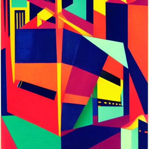 Image similar to cubo - futurism art style