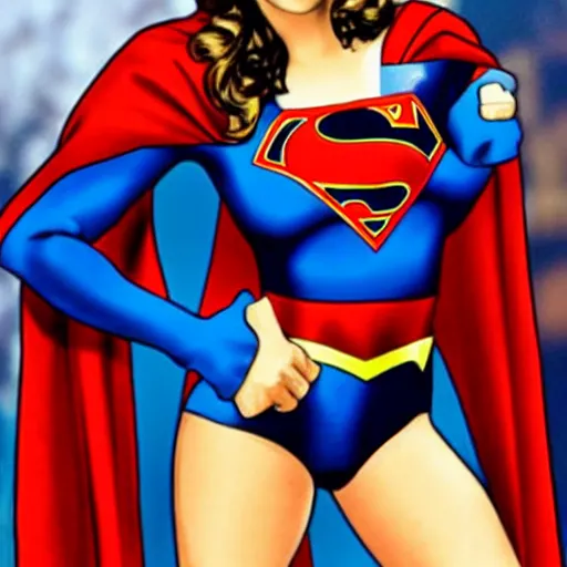 Image similar to stacey dash as supergirl