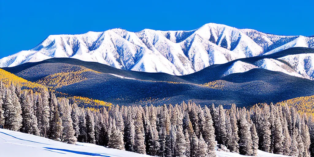 Image similar to colorado mountains in winter