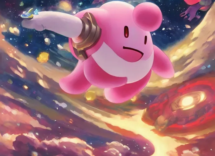 Kirby floating (1920x1080) : r/wallpaper