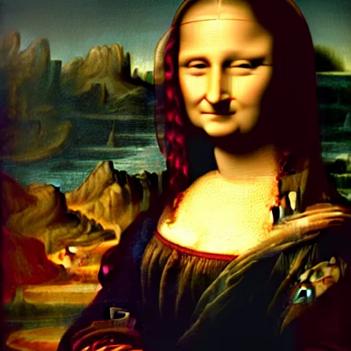 Image similar to donald trump as mona lisa